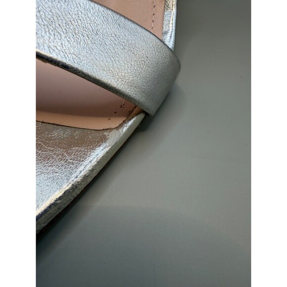 AGL Mimi Leather Ankle Strap Sandy Wedge Heels Sandals Size 8 EU 38 D689001 - Picture 7 of 8